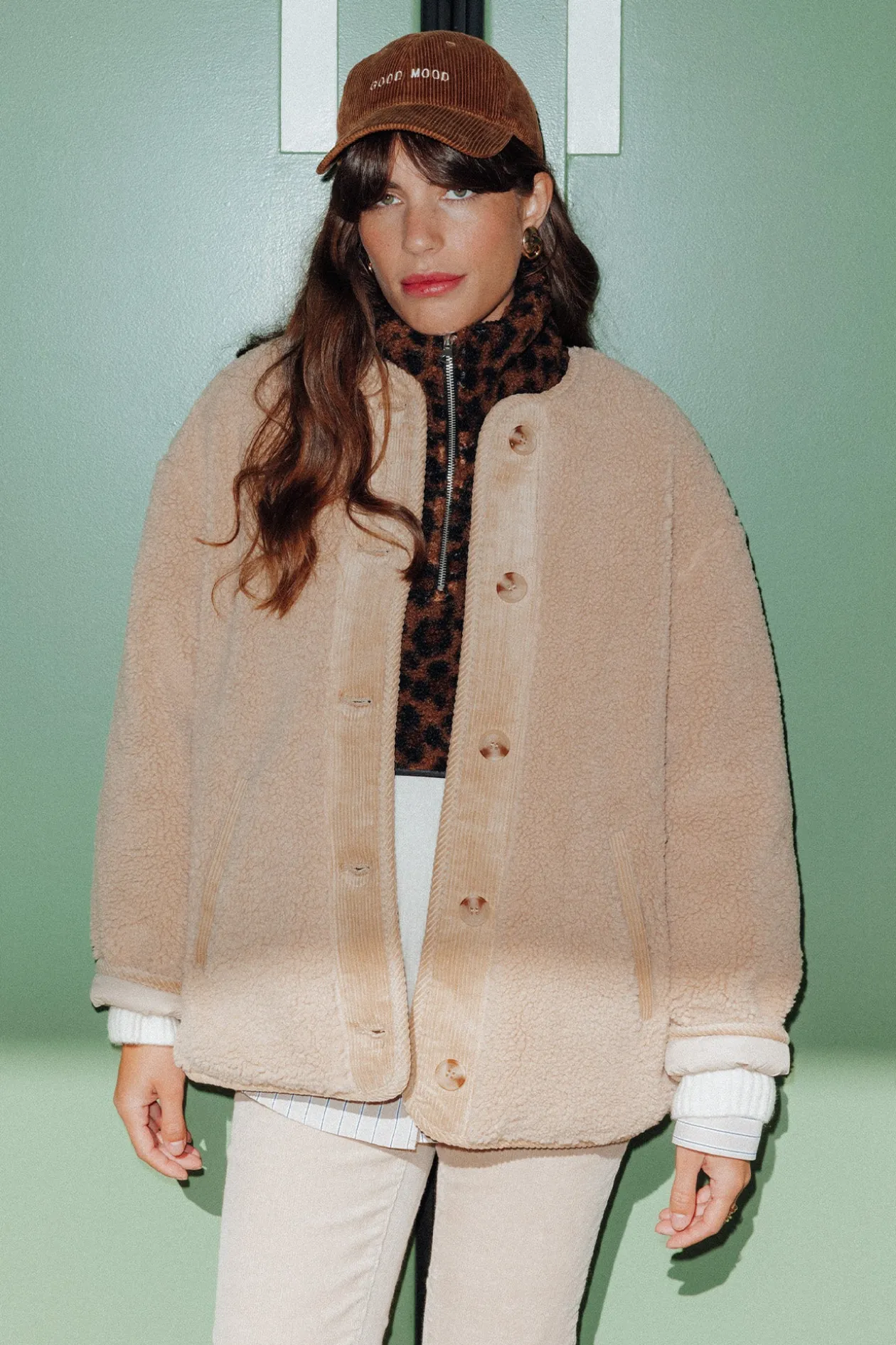 Promod ADELE en moumoute réversible - Beige New