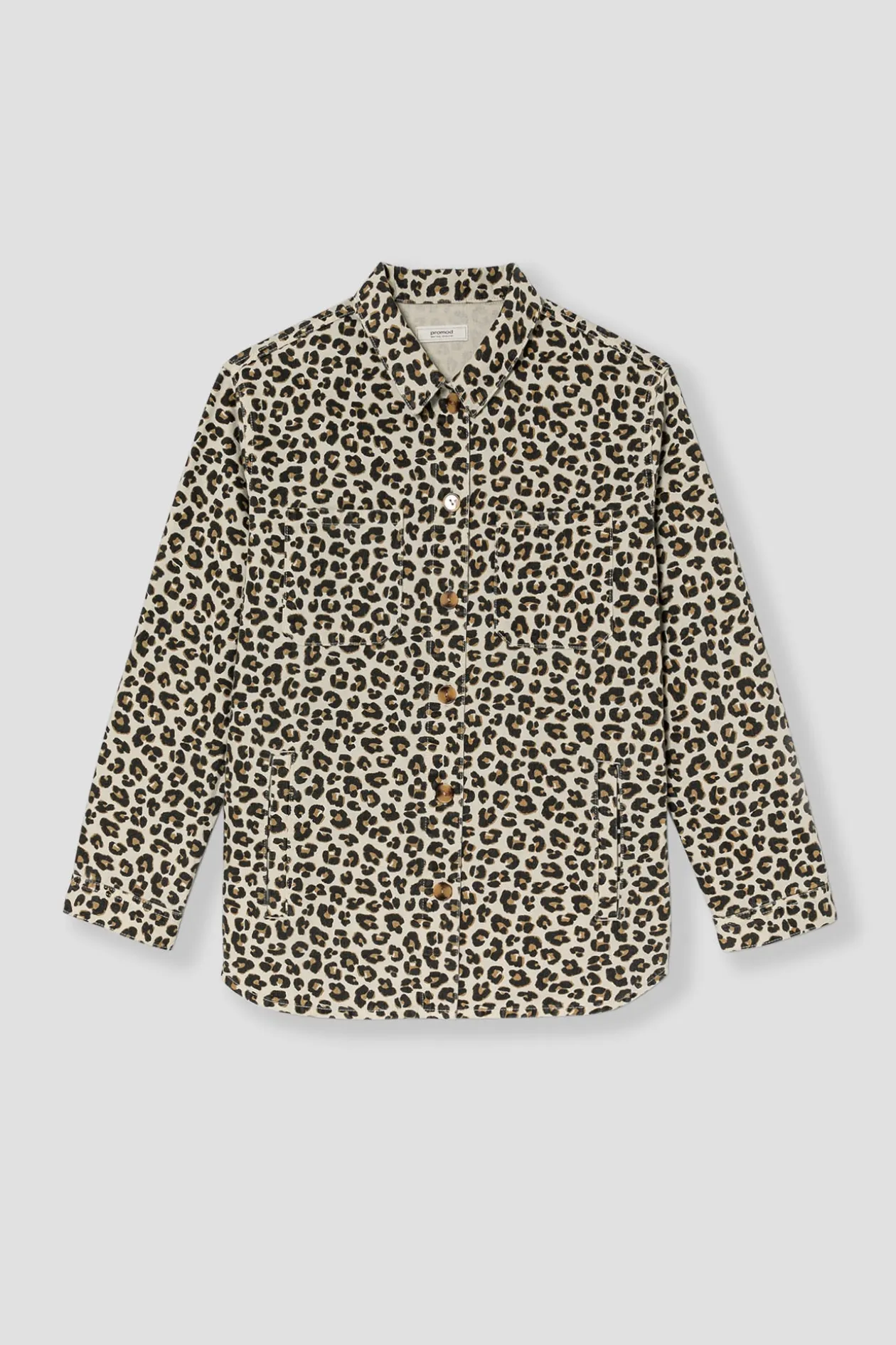Promod ALMA veste surchemise léopard - Imprimé écru Impriméécru Flash Sale
