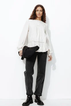 Promod BASILE jean droit high rise - Noir Best Sale