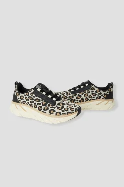 Promod Baskets léopard Femme - Camel Best Sale