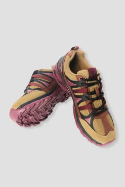 Promod Baskets style outdoor Femme - Kaki Flash Sale