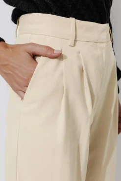 Promod BILLY Pantalon large Femme - Beige Discount