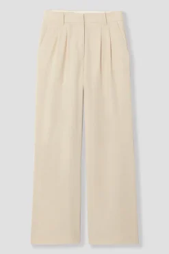 Promod BILLY Pantalon large Femme - Beige Discount