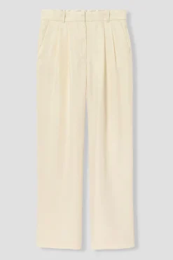 Promod BILLY pantalon lyocell Femme - Ecru Best