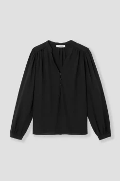 Promod Blouse crinkle unie Femme - Noir Clearance