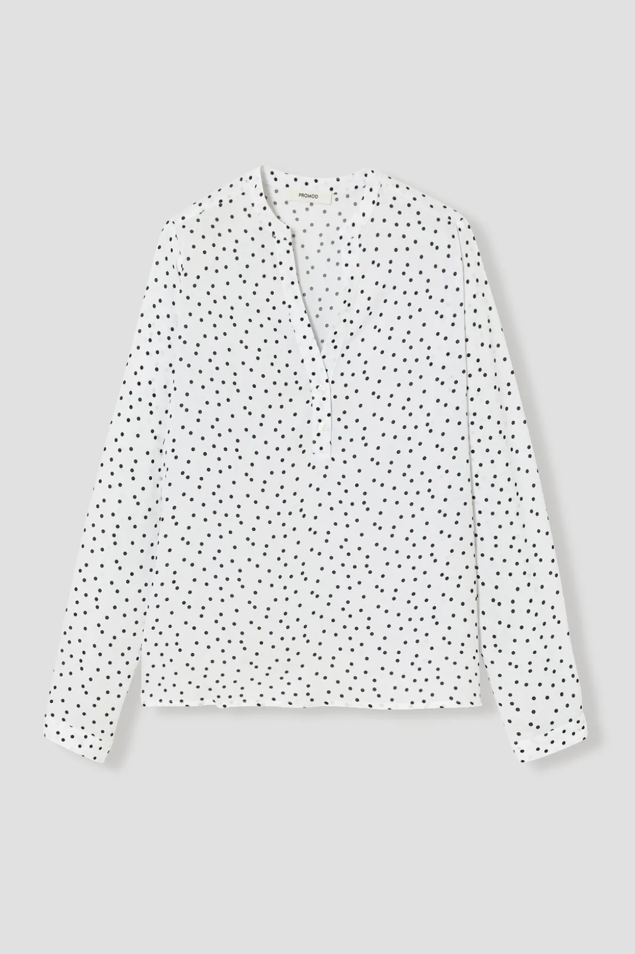 Promod Blouse droite à pois Femme - Imprimé écru Impriméécru Store