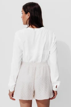 Promod Blouse droite Femme - Blanc Cheap