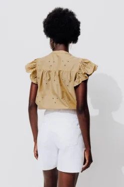 Promod Blouse en broderie anglaise - Sable New
