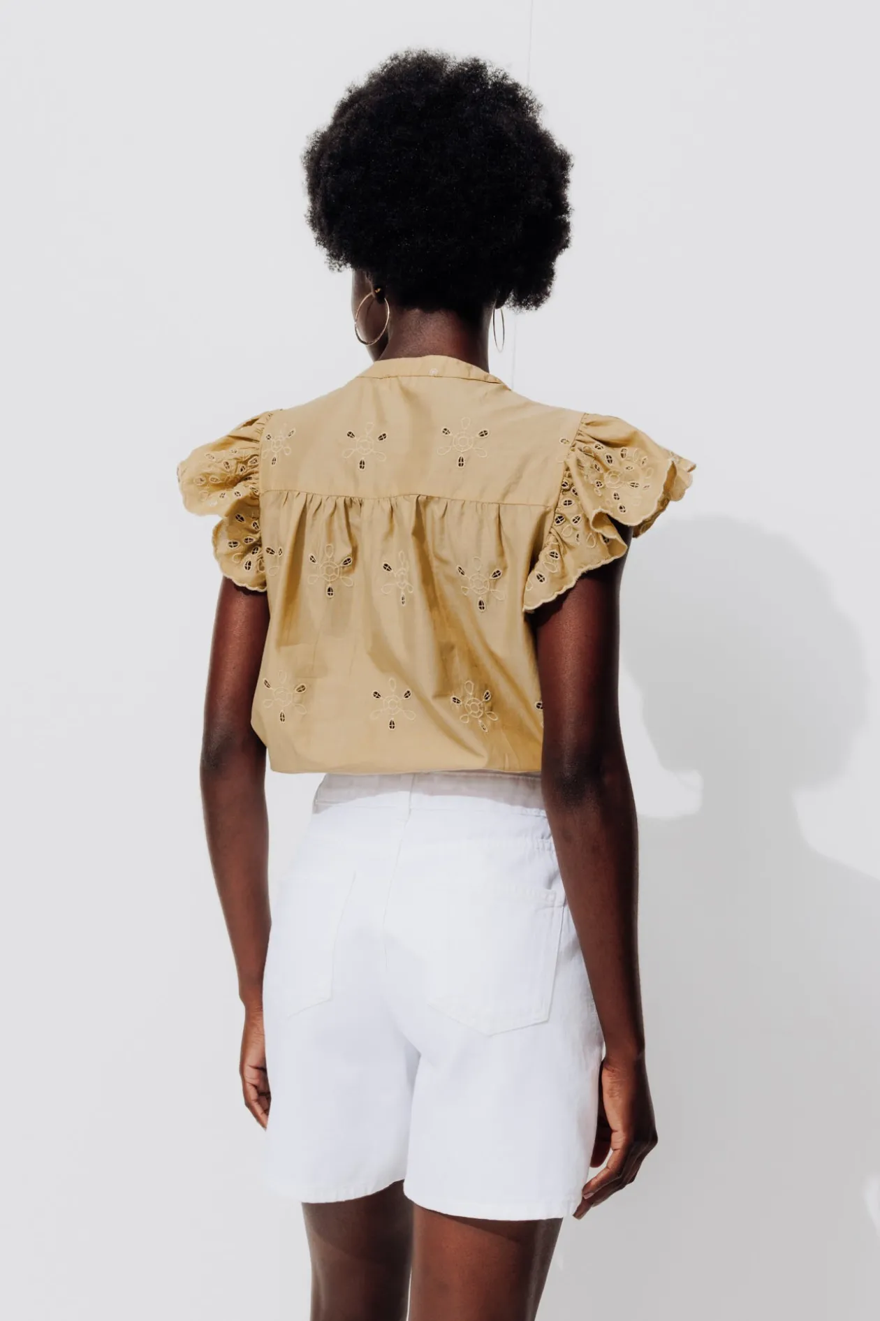 Promod Blouse en broderie anglaise - Sable New