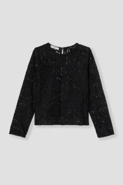 Promod Blouse en dentelle Femme - Noir Hot