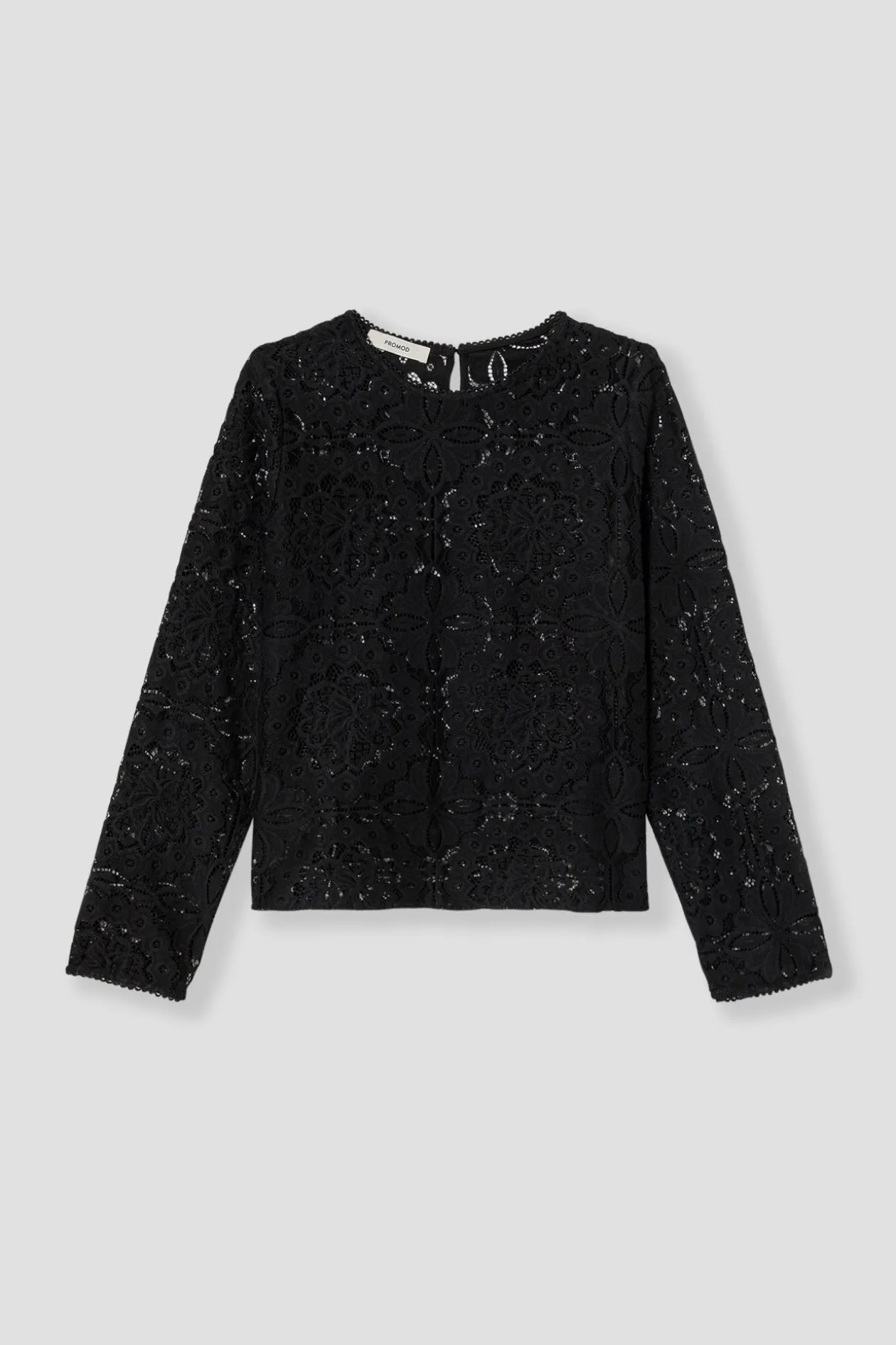 Promod Blouse en dentelle Femme - Noir Hot