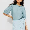 Promod Blouse en lyocell Femme - Jean clair Jeanclair Fashion