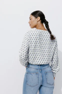 Promod Blouse Femme éco-conçue - Imprimé multicolore Imprimémulticolore Flash Sale