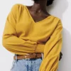Promod Blouse Femme éco-conçue - Ocre Best