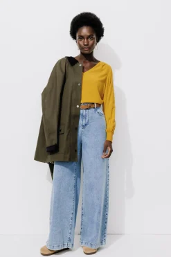 Promod Blouse Femme éco-conçue - Ocre Best