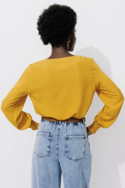 Promod Blouse Femme éco-conçue - Ocre Best