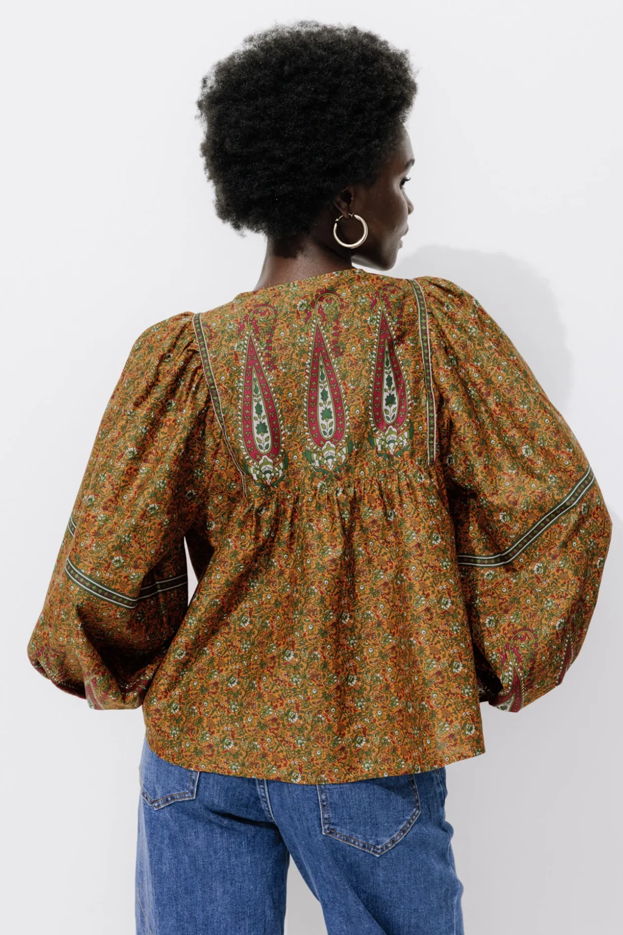 Promod Blouse imprimée Femme - Imprimé ocre Impriméocre Shop