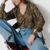 Promod Blouse légère imprimée Femme - Imprimé marron Imprimémarron Best Sale