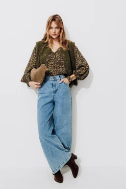 Promod Blouse légère imprimée Femme - Imprimé marron Imprimémarron Best Sale