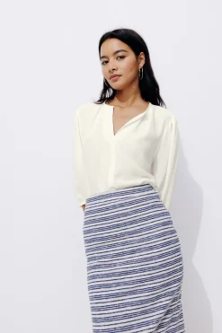 Promod Blouse manches 3/4 Femme - Ecru Online