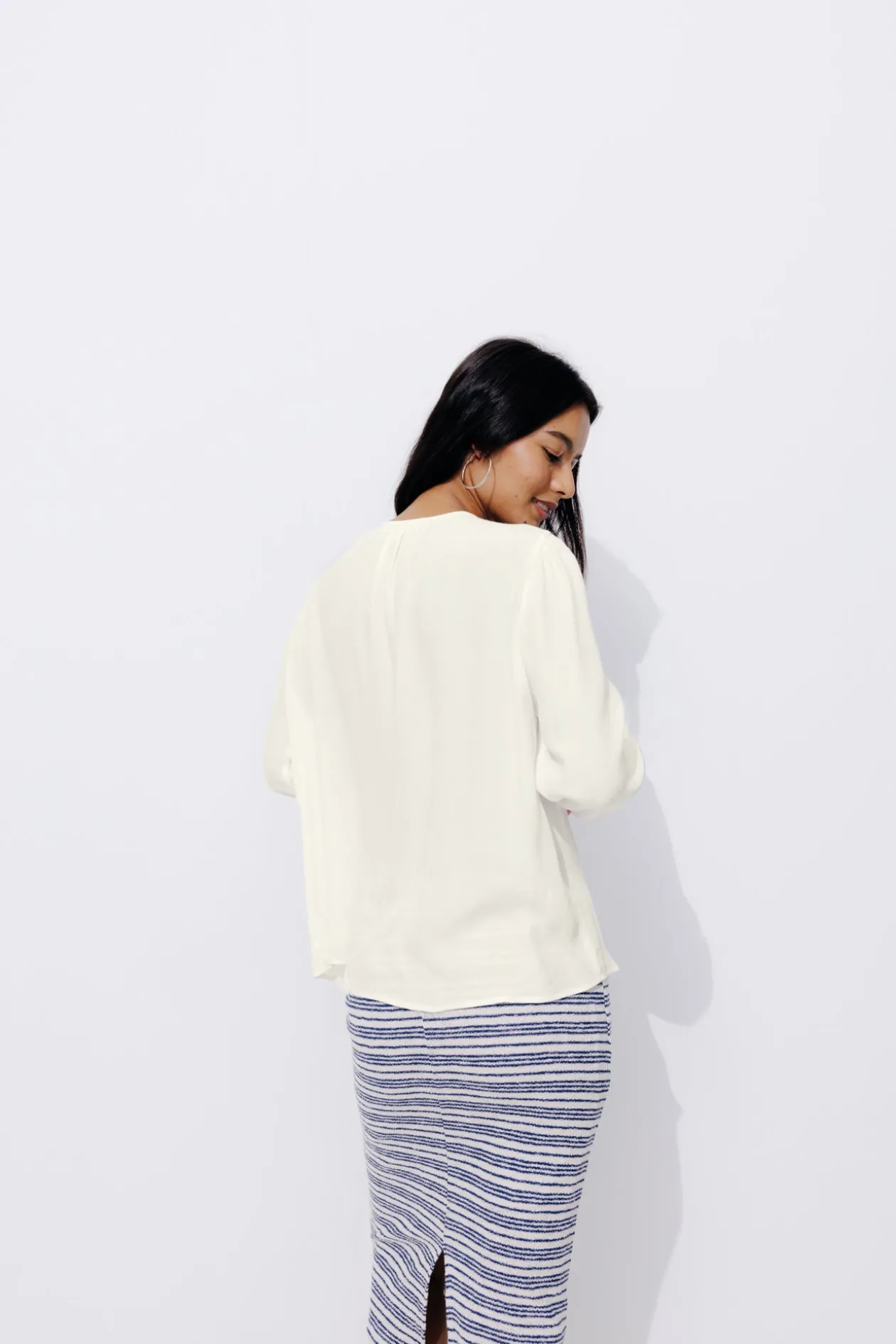 Promod Blouse manches 3/4 Femme - Ecru Online