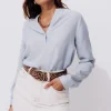 Promod Blouse rayée Femme - Rayé bleu Rayébleu Hot