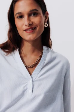 Promod Blouse rayée Femme - Rayé bleu Rayébleu Hot