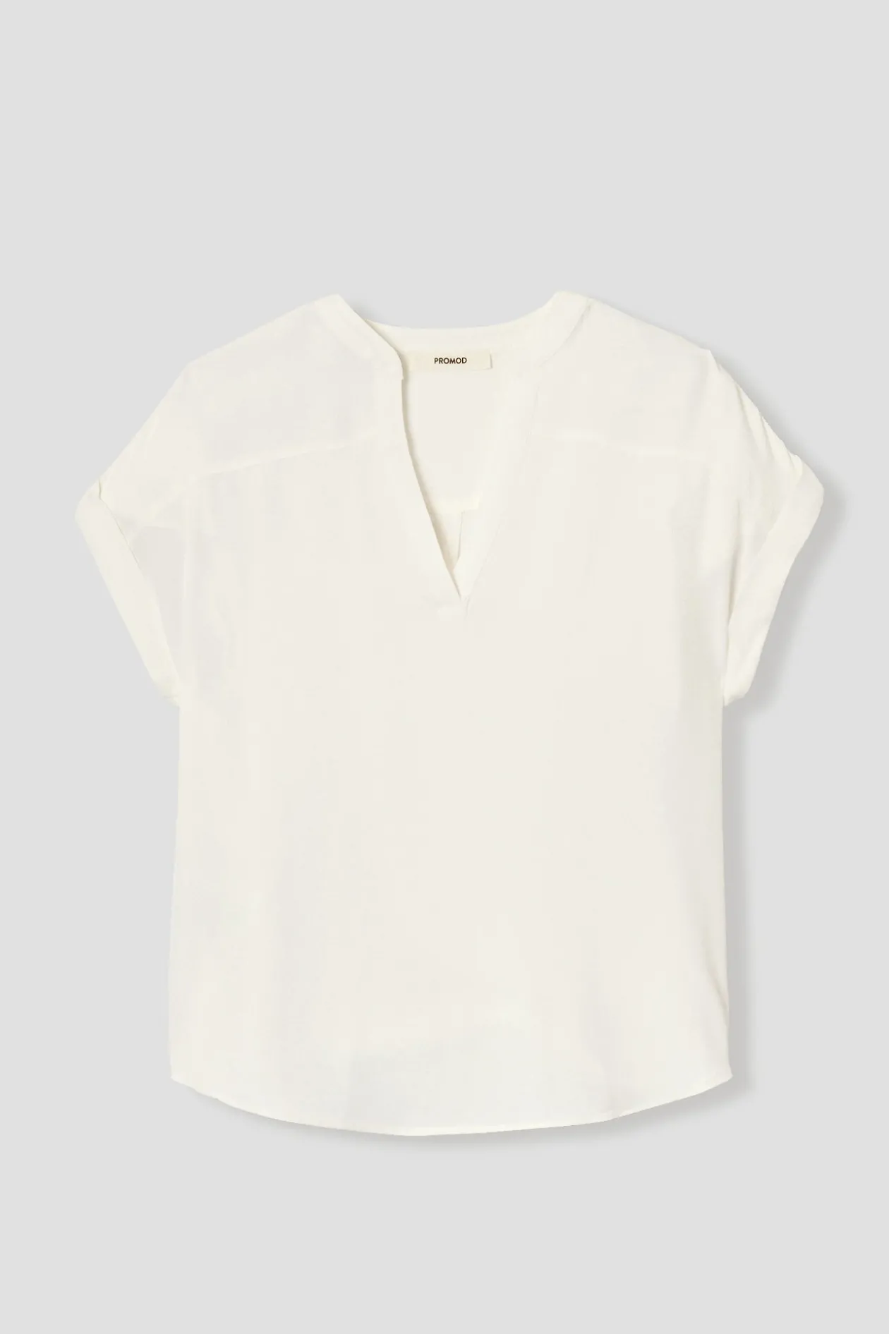 Promod Blouse unie Femme - Ecru Discount