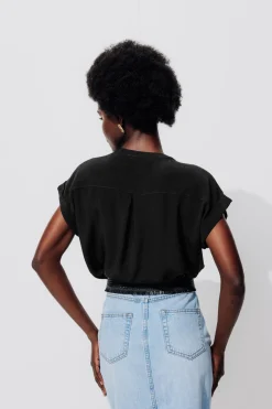 Promod Blouse unie Femme - Noir Store