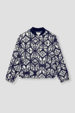 Promod Blouson bomber ikat Femme - Imprimé marine Imprimémarine Fashion