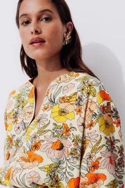Promod Blouson bomber imprimé Femme - Imprimé écru Impriméécru Outlet