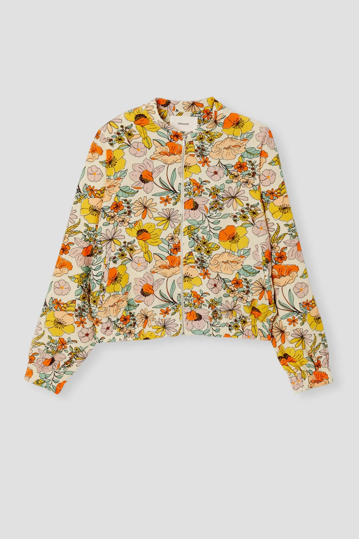 Promod Blouson bomber imprimé Femme - Imprimé écru Impriméécru Outlet