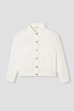 Promod Blouson en broderie anglaise - Ecru Flash Sale