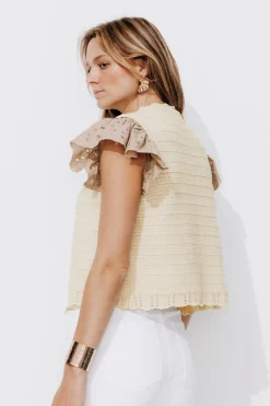 Promod Boléro en tricot Femme - Ecru Fashion