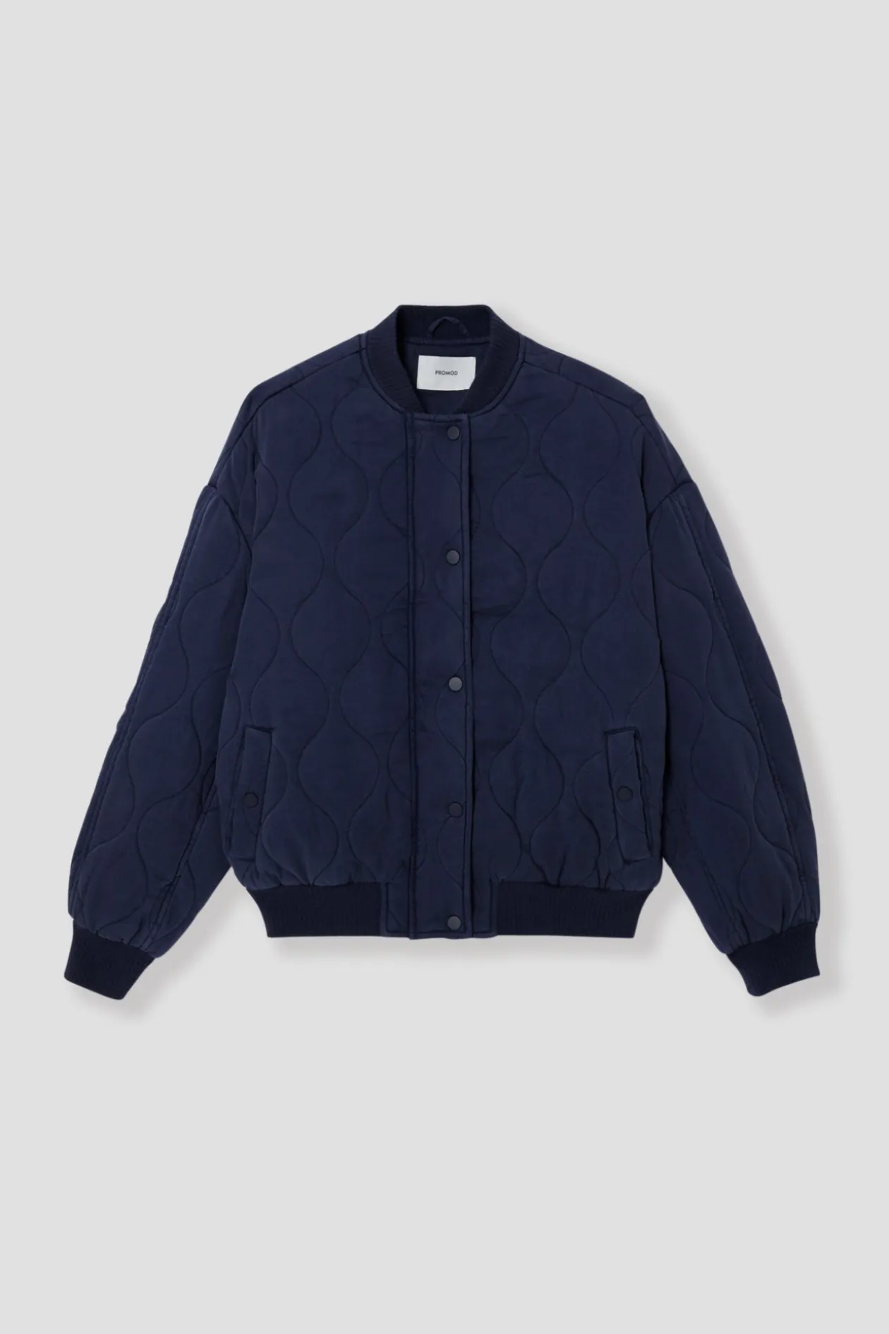 Promod Bomber en lyocell matelassé - Marine New