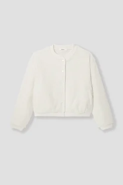Promod Bomber en moumoute Femme - Ecru Cheap