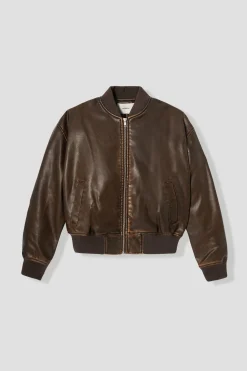 Promod Bomber en simili Femme - Marron Store