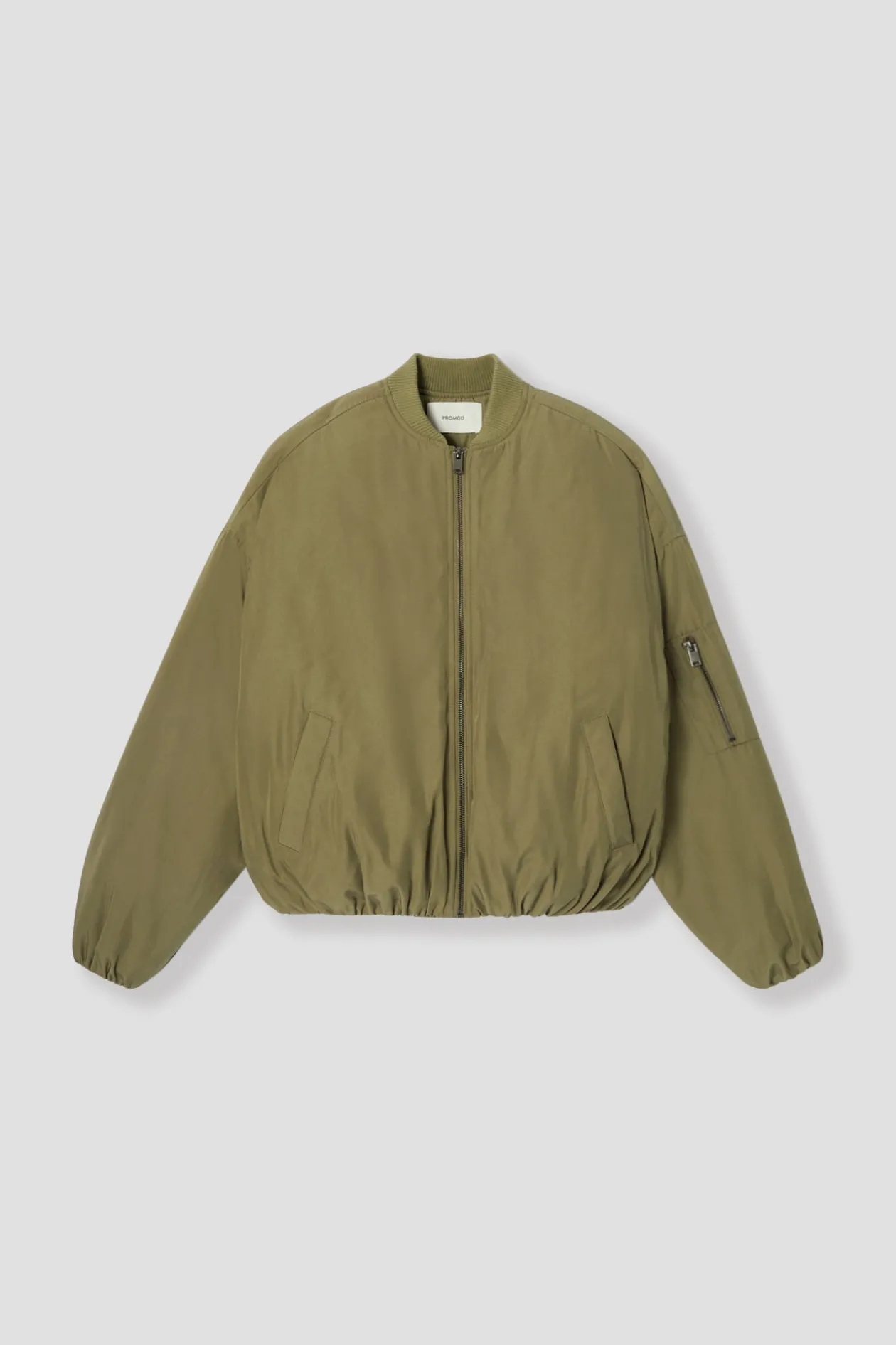 Promod Bomber uni Femme - Kaki Outlet