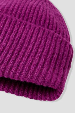 Promod Bonnet côtelé Femme - Cassis clair Cassisclair Cheap