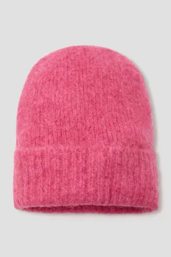 Promod Bonnet en alpaga mélangé - Rose Cheap