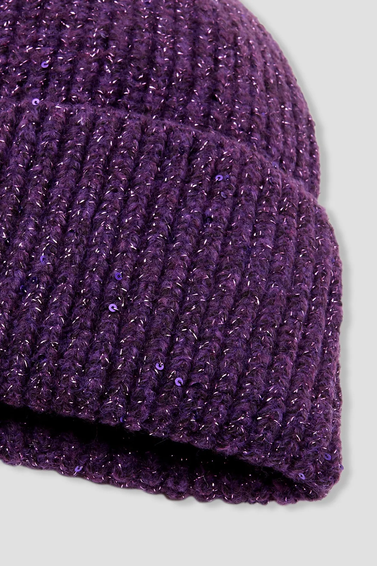 Promod Bonnet pailleté Femme - Violet Cheap