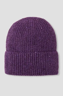 Promod Bonnet pailleté Femme - Violet Cheap