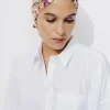 Promod Bonnet-turban en jersey Femme - Imprimé écru Impriméécru Sale