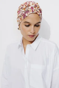 Promod Bonnet-turban en jersey Femme - Imprimé écru Impriméécru Sale