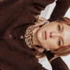 Promod Cardigan boutonné Femme - Chocolat Cheap