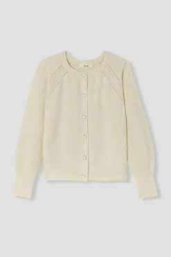 Promod Cardigan boutonné Femme - Ecru Online
