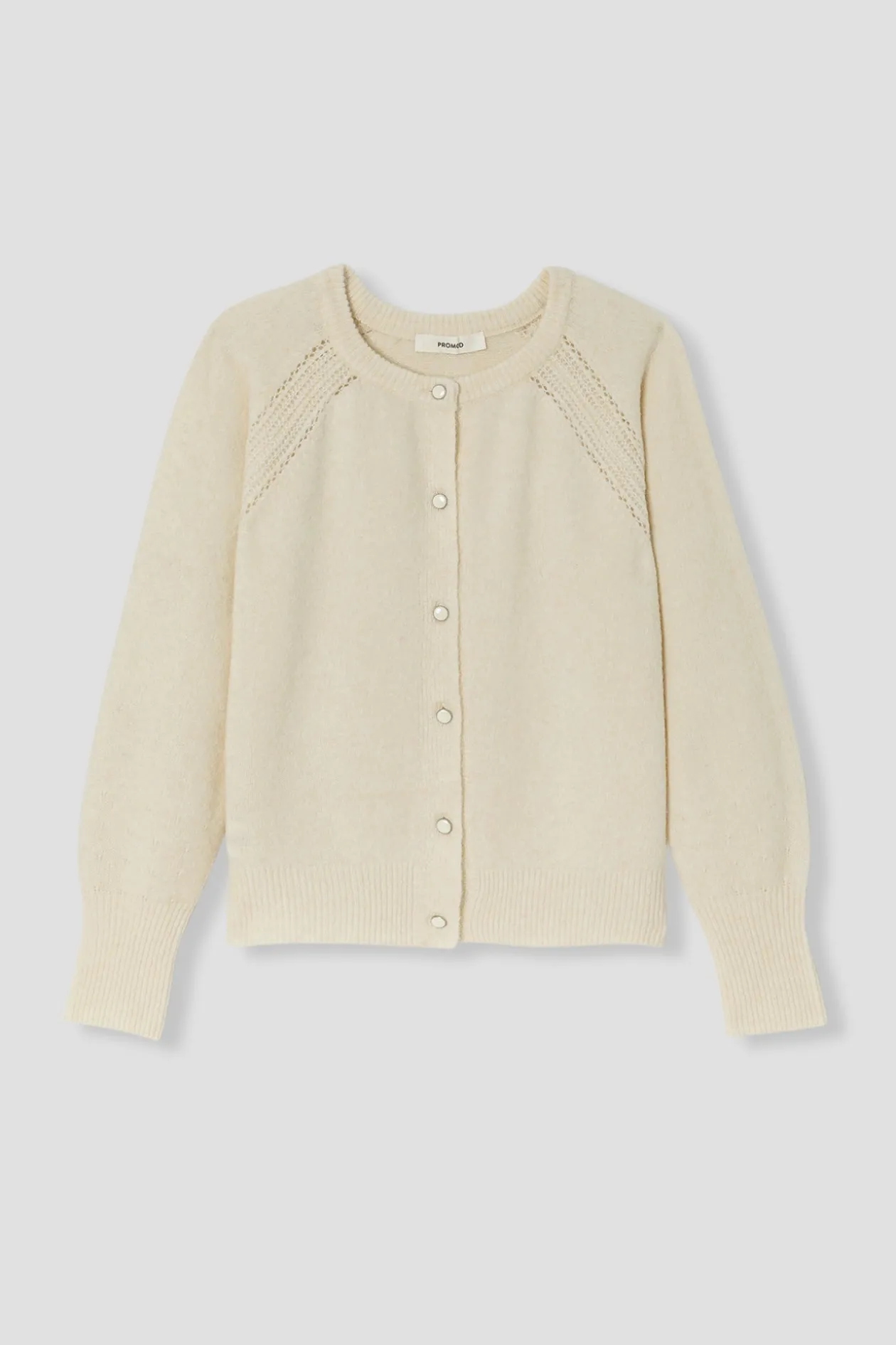 Promod Cardigan boutonné Femme - Ecru Online