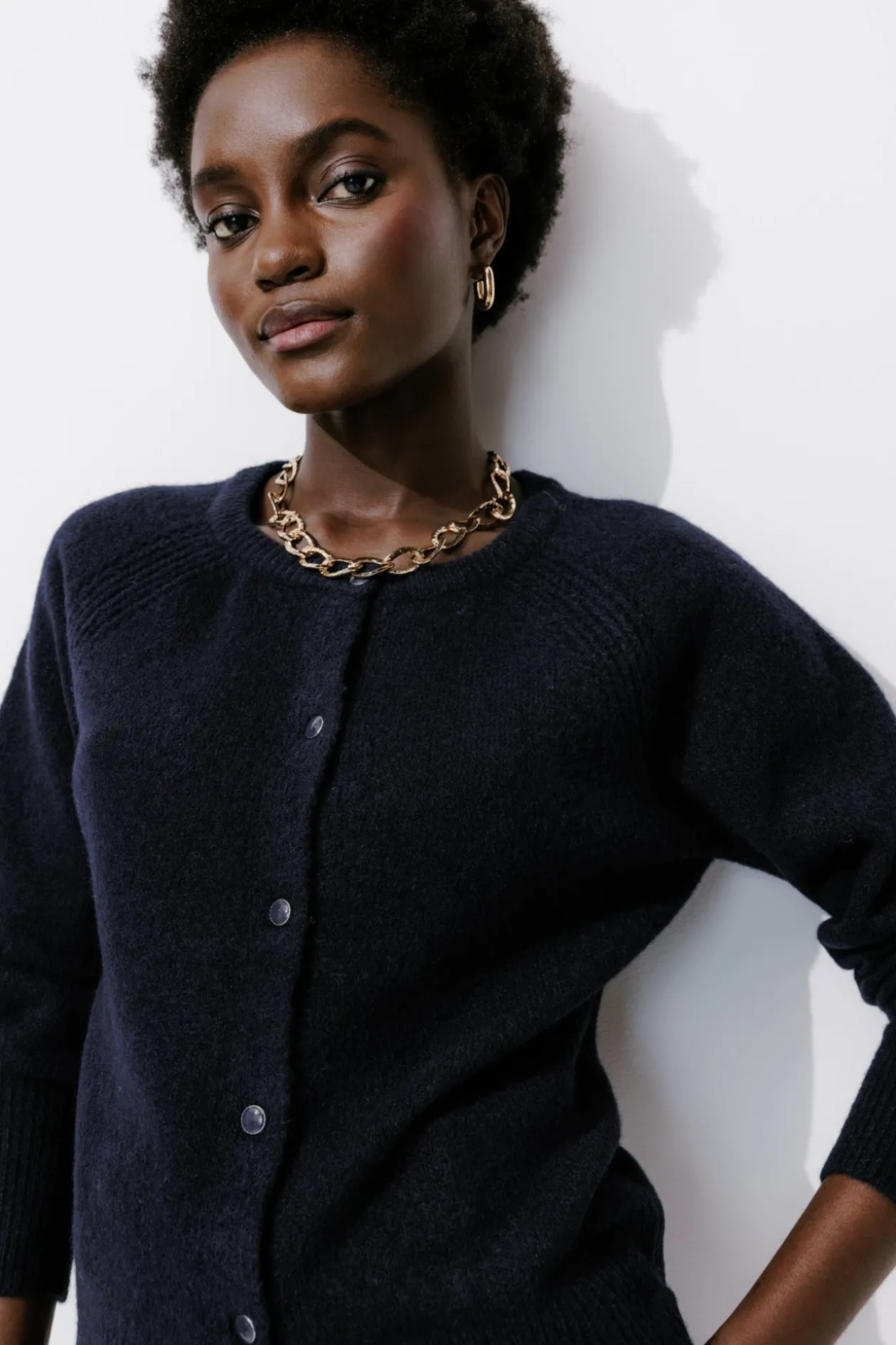 Promod Cardigan boutonné Femme - Marine Online