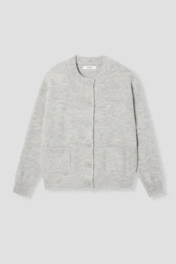 Promod Cardigan col rond Femme - Gris clair Grisclair Online