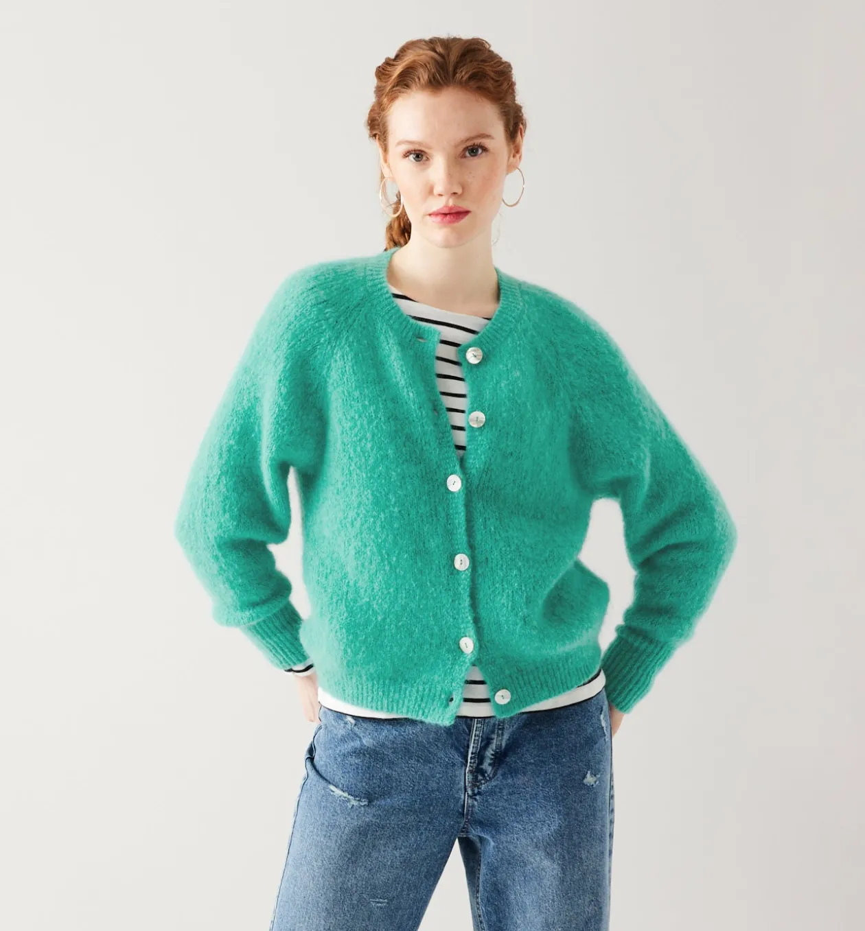 Promod Cardigan col rond PREMIUM - Opaline Fashion